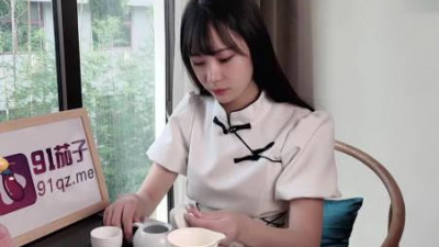 91 Eggplant. Face-to-face cumshot of a female netizen selling tea leaves - Tangtang